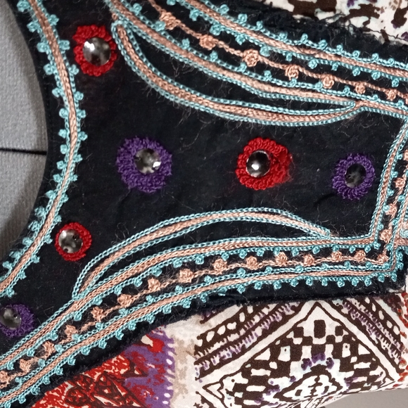 Tanzara Sz Med Dress Indian/Pakistan Inspired, multi Pattern - Picture 3 of 6